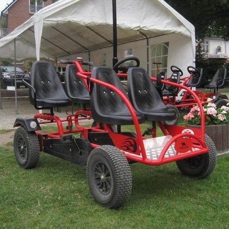 Tretmobile (Dinocars) Verleih in Timmendorfer Strand